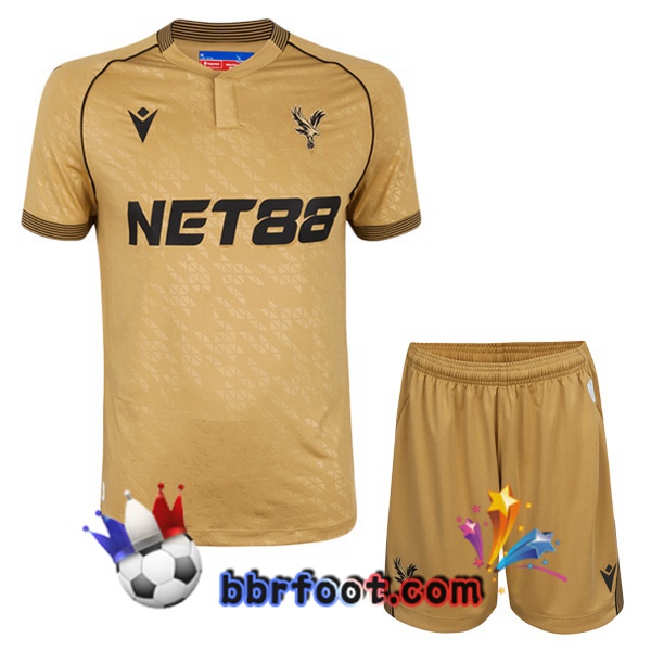 Maillot Foot Crystal Enfant Palace Édition Spéciale Jaune 2025/2026