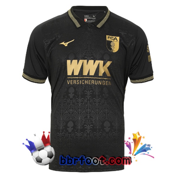 Maillot Foot FC Augsburg Third Noir 2025/2026