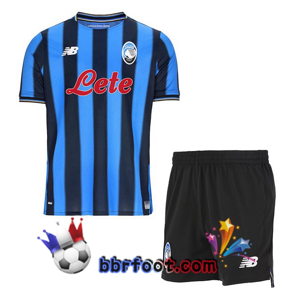 Maillot Foot Atalanta Enfant Domicile Bleu Noir 2025/2026