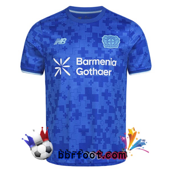 Maillot Foot Bayer 04 Leverkusen Third Bleu 2025/2026