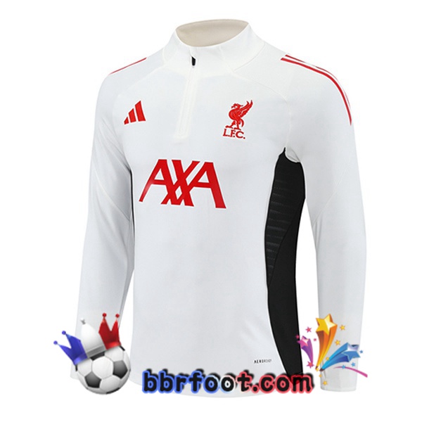 Sweatshirts Homme FC Liverpool Blanc 2025/2026