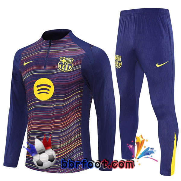 Survetement Foot FC Barcelone Bleu Royal 2025/2026 Survetement Foot FC Barcelone Bleu Royal 2025/2026