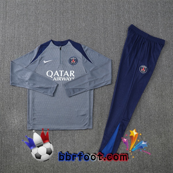 Survetement Foot Paris PSG Gris 2025/2026