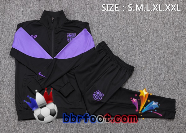 Survetement Foot - Veste FC Barcelone Noir 2025/2026