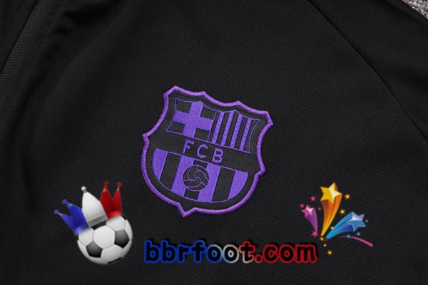 Survetement Foot - Veste FC Barcelone Noir 2025/2026