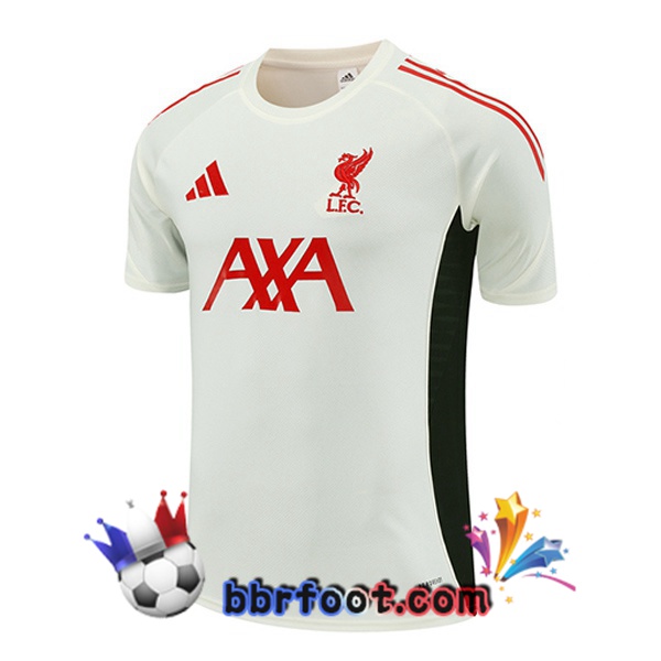 Training T-Shirts FC Liverpool Blanc 2025/2026
