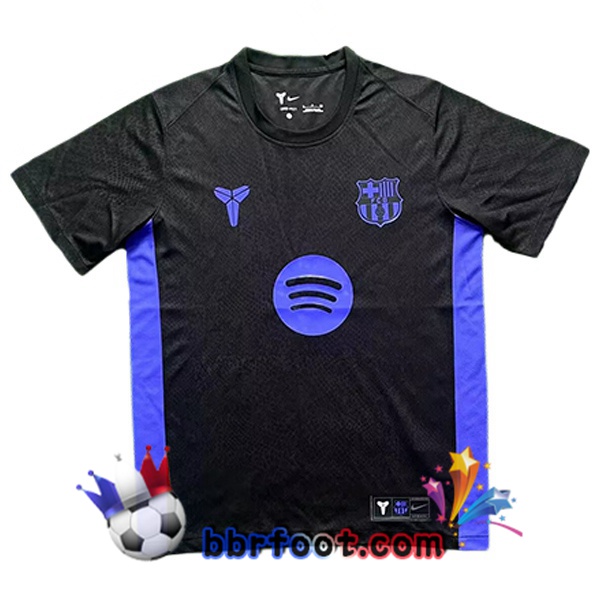 Maillot Foot FC Barcelone Kobe Bryant Édition Spéciale Noir 2025/2026