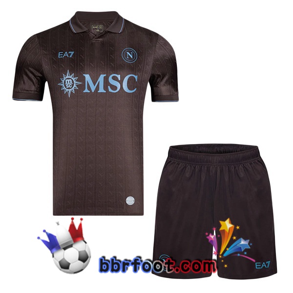 Maillot Foot SSC Naples Enfant Third Marron 2025/2026