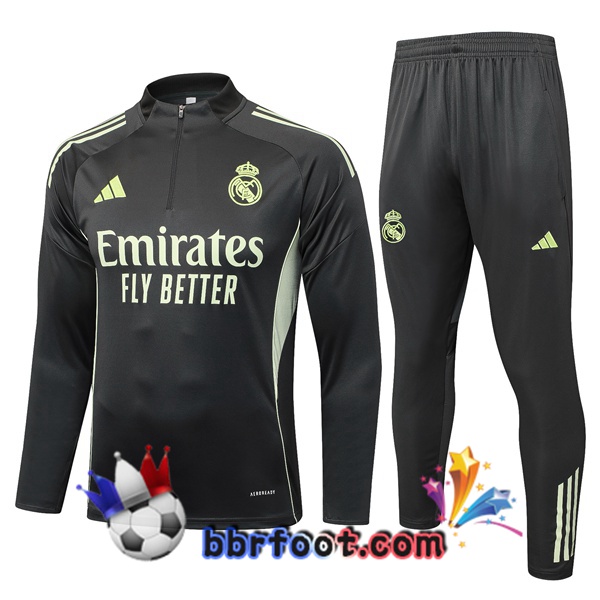 Survetement Foot Real Madrid Gris 2025/2026