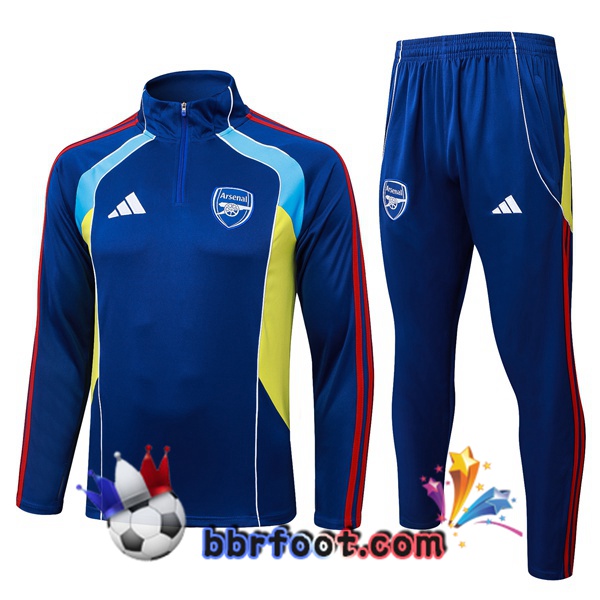 Survetement Foot Arsenal Bleu 2025/2026