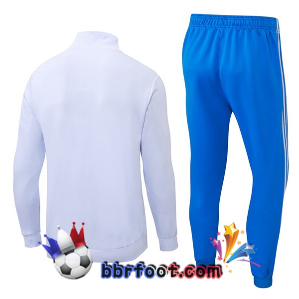 Survetement Foot - Veste Real Madrid Blanc 2025/2026