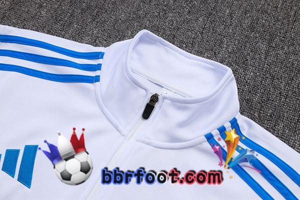 Survetement Foot - Veste Real Madrid Blanc 2025/2026