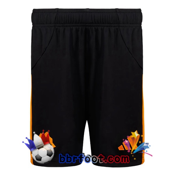 Short Foot AS Roma Exterieur Noir 2025/2026