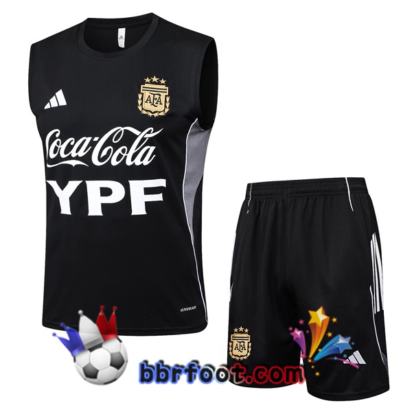 Gilet Foot Argentine + Shorts Noir 2025/2026