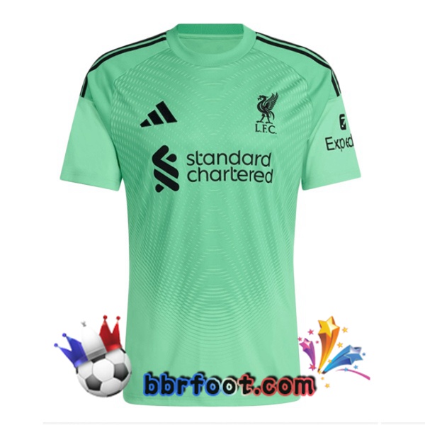 Maillot Foot FC Liverpool Gardien de but Vert 2025/2026