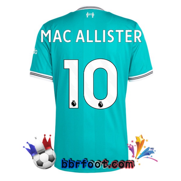 Maillot Foot FC Liverpool (MAC ALLISTER 10) Third Vert 2025/2026