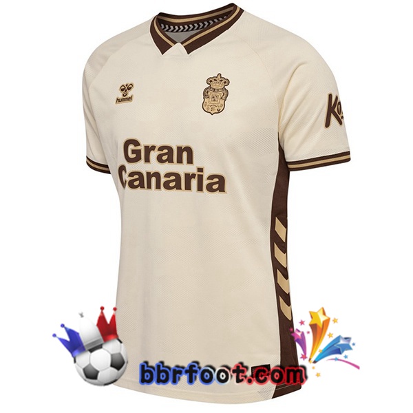 Maillot Foot UD Las Palmas Third Blanc Marron 2025/2026
