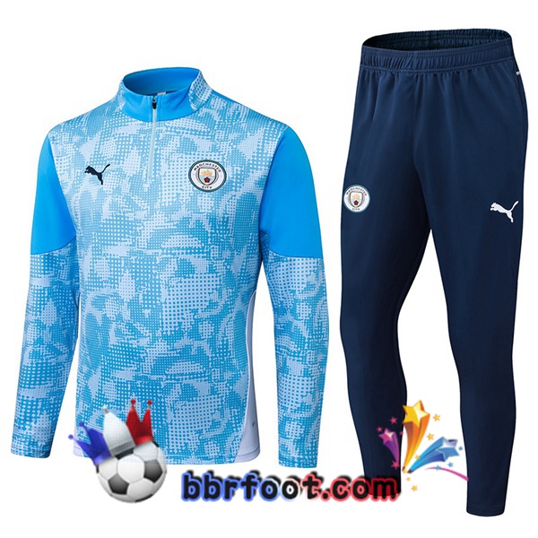 Survetement Foot Manchester City Bleu 2025/2026