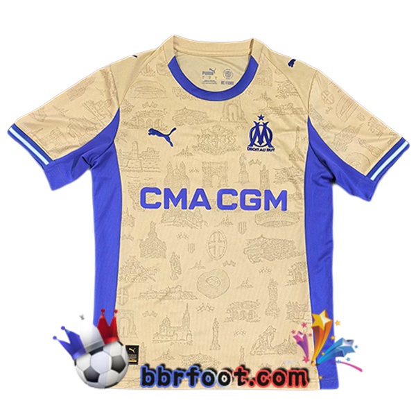 Maillot Foot Marseille OM Quatrieme Jaune 2025/2026 - Non publié officiellement, veuillez vous référer à l'affichage de l'image. Maillot Foot Marseille OM Quatrieme Jaune 2025/2026 - Non publié officiellement, veuillez vous référer à l'affichage de l'image.