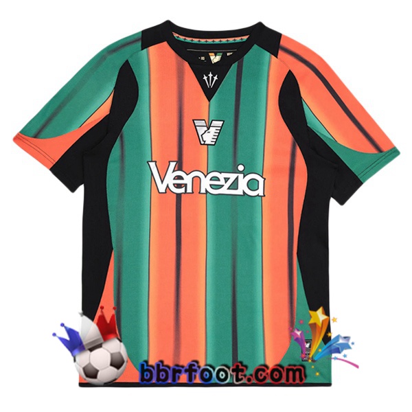 Maillot Foot Venise FC Third Vert Orange 2025/2026