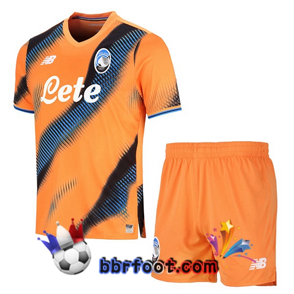 Maillot Foot Atalanta Enfant Third Orange 2025/2026
