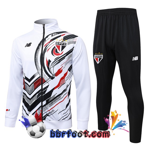 Survetement Foot - Veste Sao Paulo FC Blanc 2025/2026