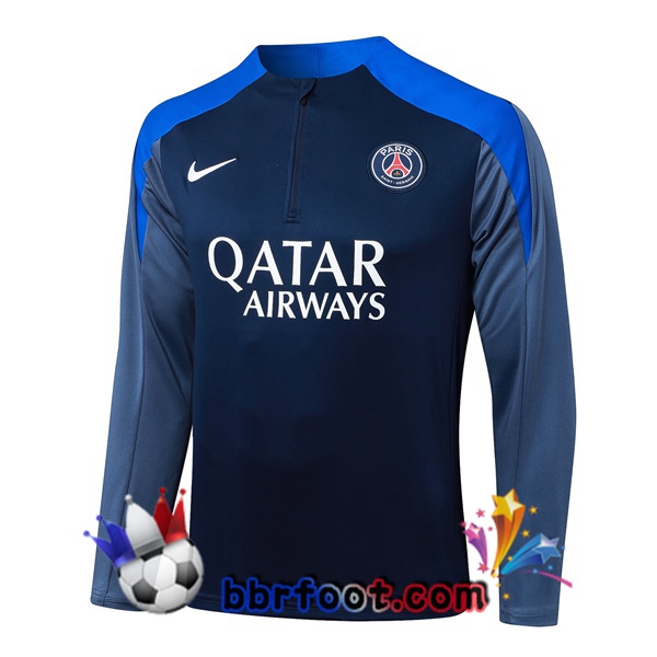 Sweatshirts Homme Paris PSG Bleu Royal 2025/2026