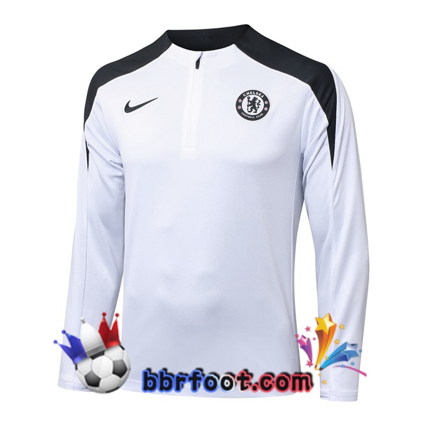 Sweatshirts Homme FC Chelsea Blanc 2025/2026