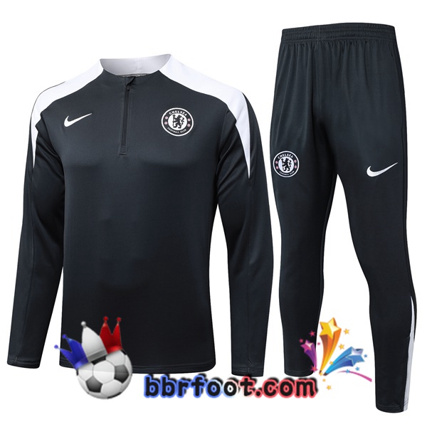 Survetement Foot FC Chelsea Gris 2025/2026