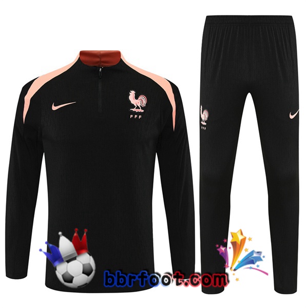 Survetement Foot France Noir 2025/2026