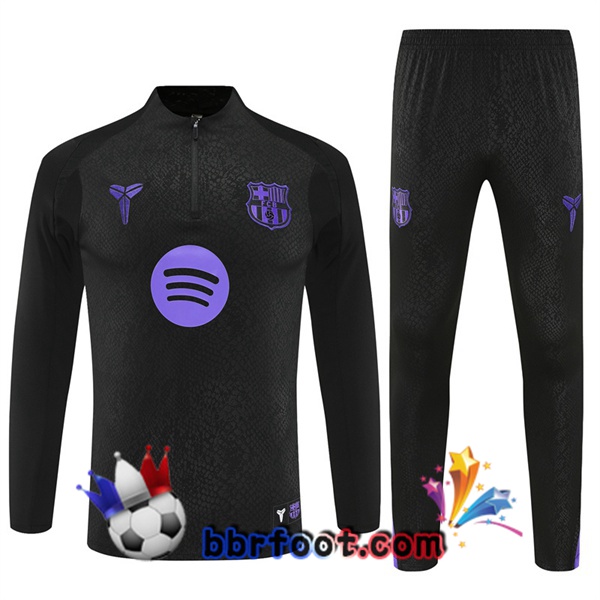 Survetement Foot FC Barcelone Noir 2025/2026
