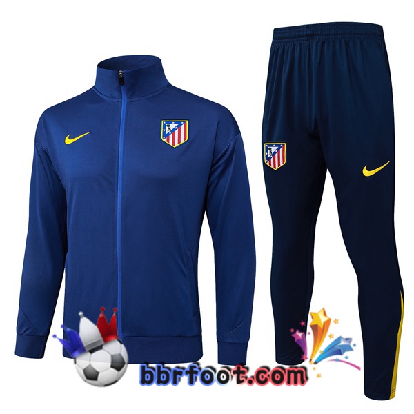 Survetement Foot - Veste Atletico Madrid Bleu Royal 2025/2026