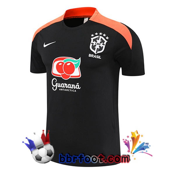Training T-Shirts Bresil Noir 2025/2026