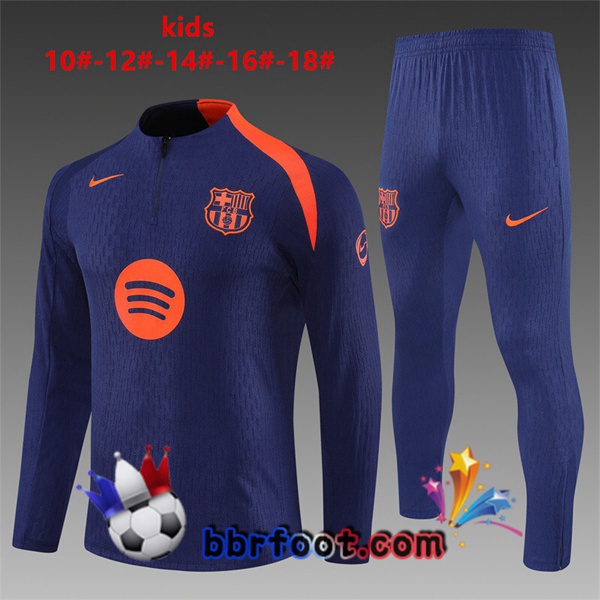Survetement Foot FC Barcelone Enfant Bleu Royal 2025/2026