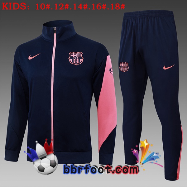 Survetement Foot - Veste FC Barcelone Enfant Bleu Royal 2025/2026