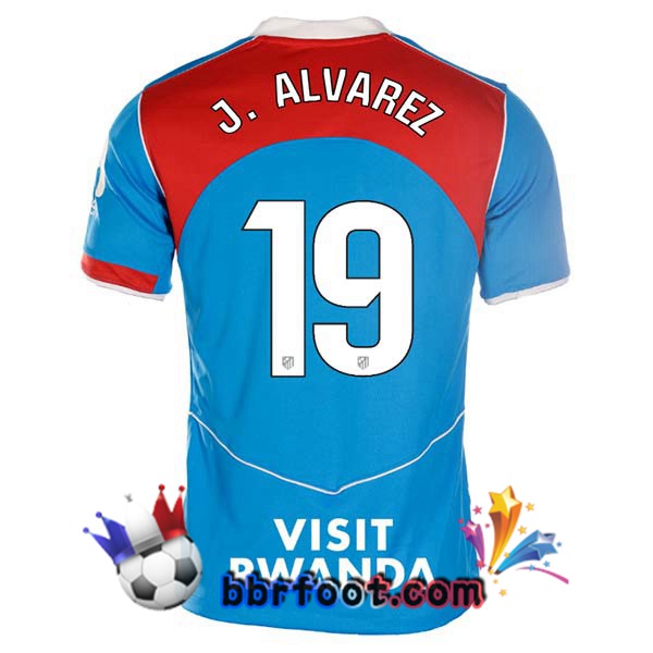 Maillot Foot Atletico Madrid (J. ALVAREZ 19) Third Bleu 2025/2026