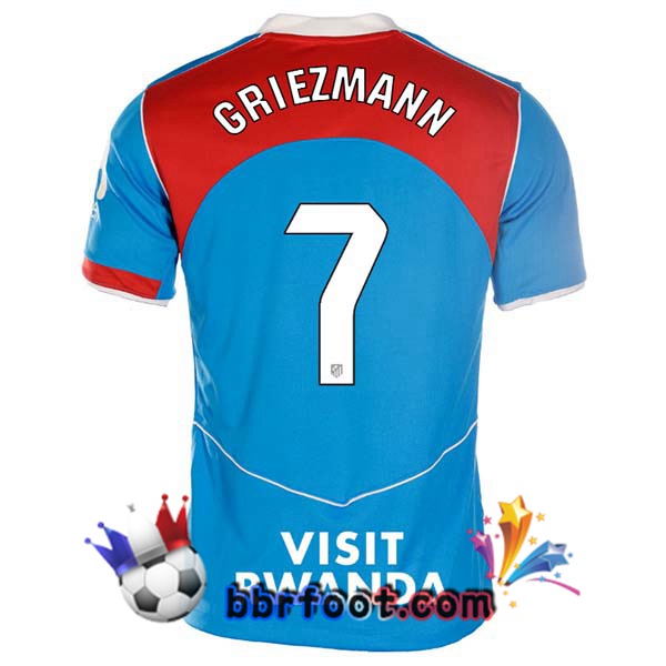 Maillot Foot Atletico Madrid (GRIEZMANN 7) Third Bleu 2025/2026