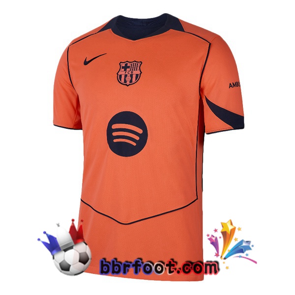 Maillot Foot FC Barcelone Third Rouge 2025/2026