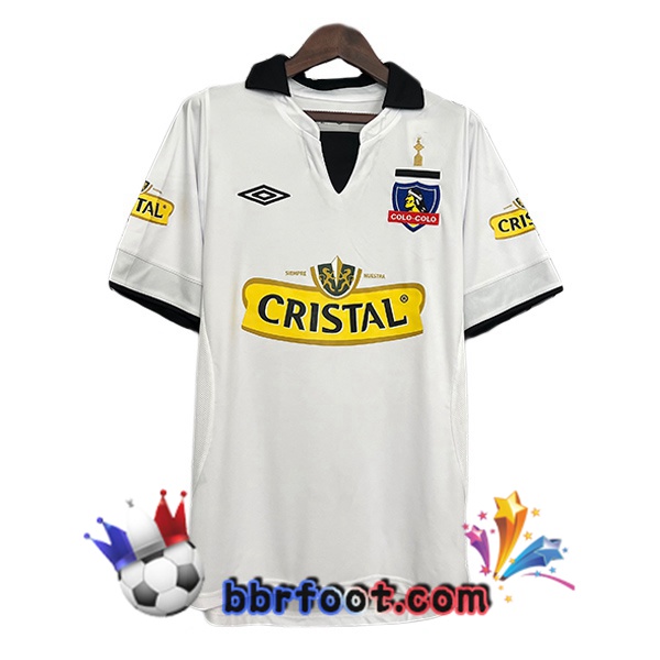 Maillot Foot Colo-Colo Retro Domicile Blanc 2003