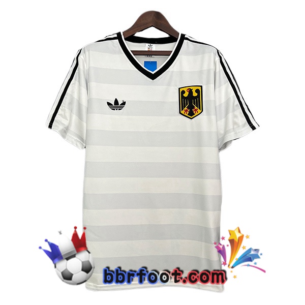 Maillot Foot Allemagne Retro Édition Spéciale Blanc 1984