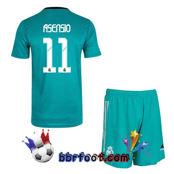 Maillot Foot Real Madrid (Asensio 11) Enfant Third 21/22
