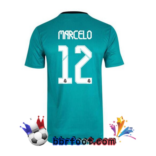 Maillot Foot Real Madrid (Marcelo 12) Third 21/22
