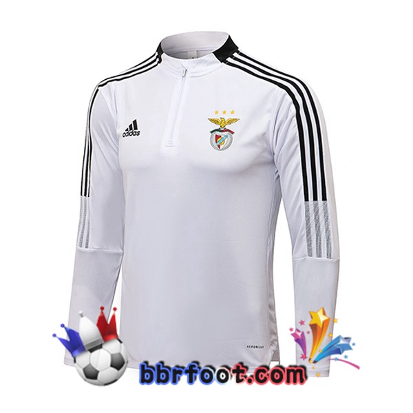 Sweatshirts Homme S.L Benfica Blanc 21/22