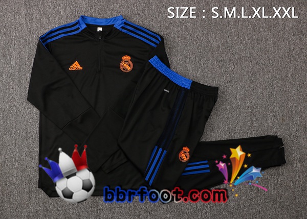 Survetement Foot Real Madrid Noir 21/22