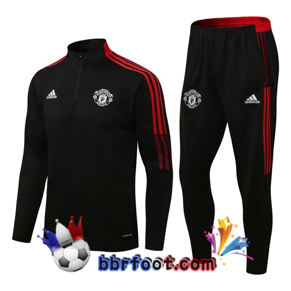 Survetement Foot Manchester United Noir 21/22
