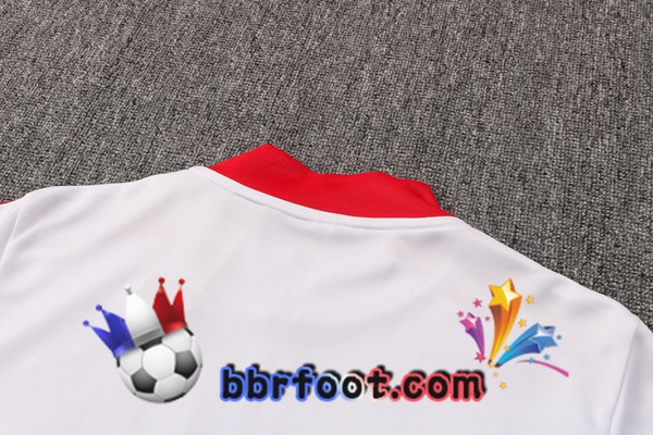 Veste Survetement Foot Manchester United Blanc 21/22