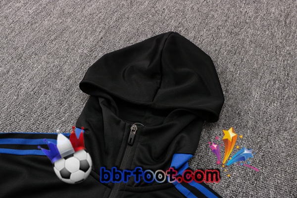 Veste A Capuche Survetement Foot Real Madrid Noir 21/22
