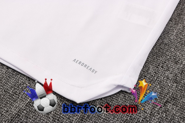 Training T-Shirts Manchester United + Pantalon Blanc 21/22