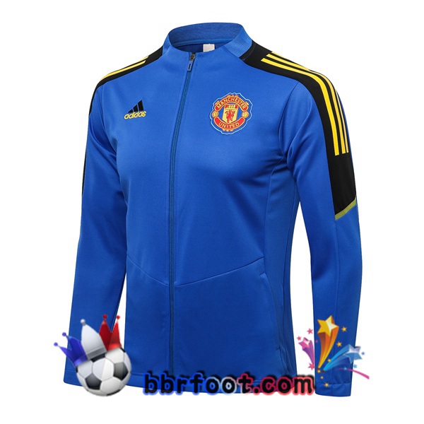 Veste Foot Manchester United Bleu 21/22