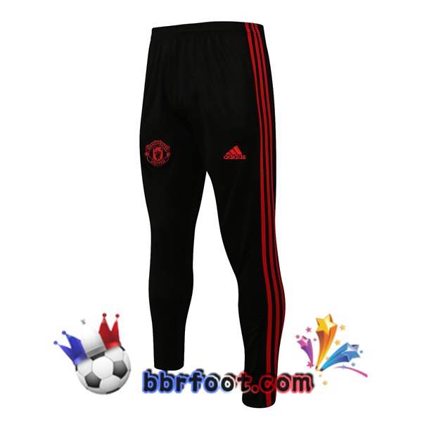 Pantalon Foot Manchester United Noir Rouge 21/22